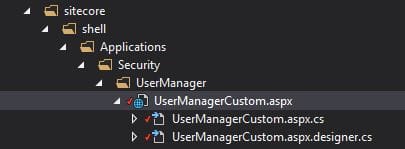 UserManagerCustomFolder